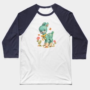 Old Timey Vintage Style Fawn Baseball T-Shirt